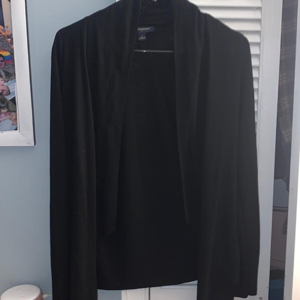 Black cardigan